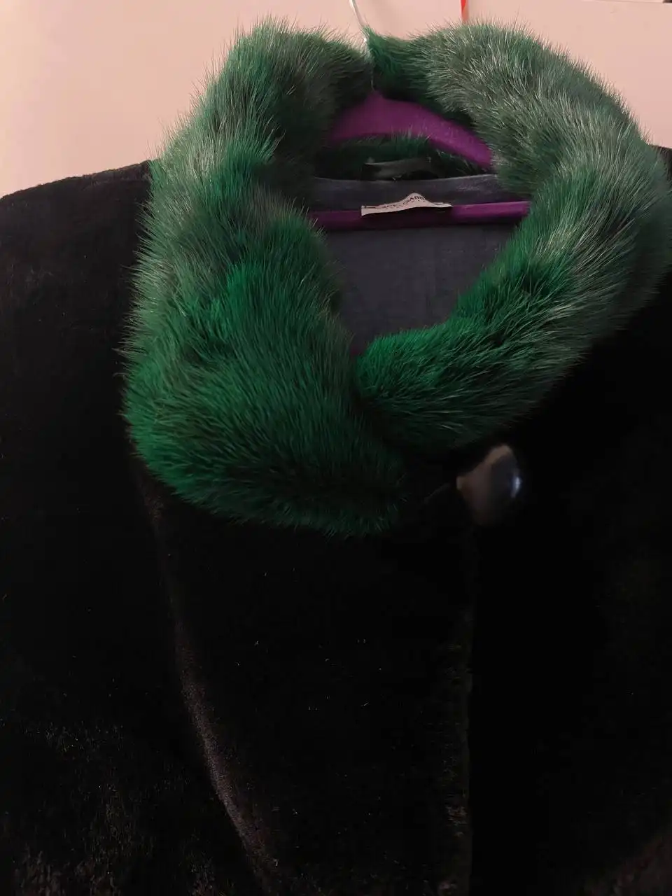 Натуральная шуба из комбинированного меха норки и шиншиллы - Верхняя одежда (Одежда) в Люберцы