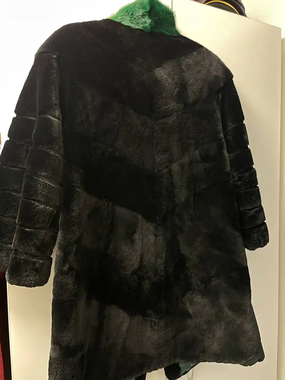 Натуральная шуба из комбинированного меха норки и шиншиллы - Верхняя одежда (Одежда) в Люберцы