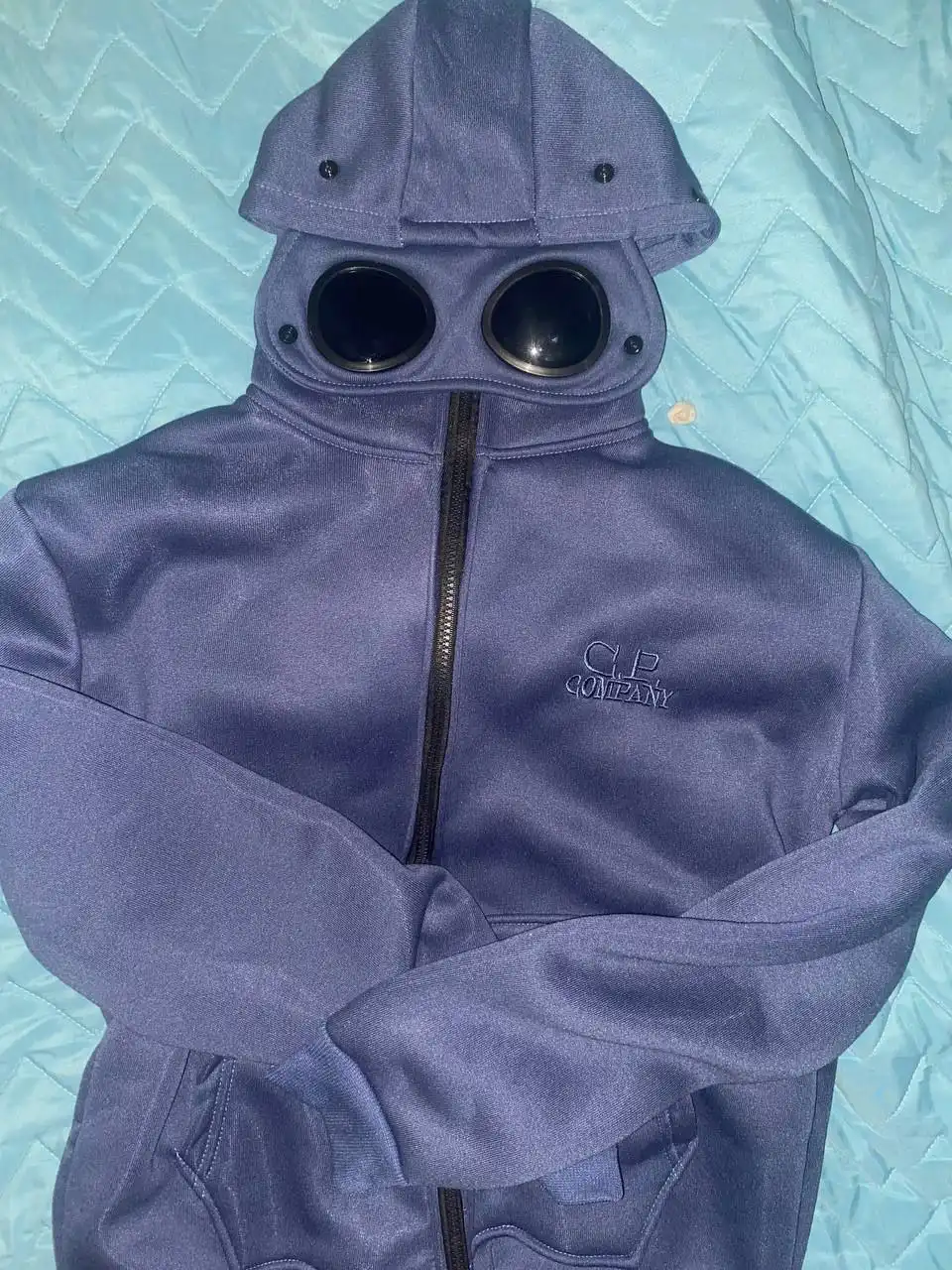 Новая толстовка с капюшоном темно синяя - Толстовки (Одежда) в Люберцы