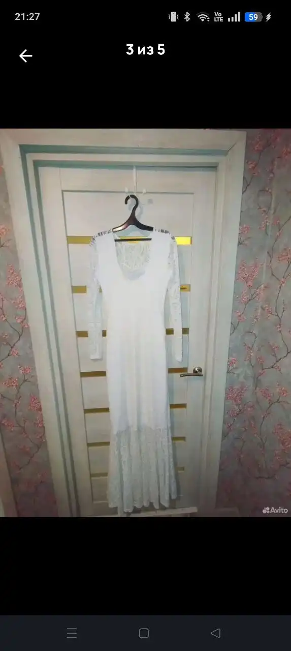 Белое вечернее платье SSeniore - Вечерние платья (Одежда) в Некрасовка