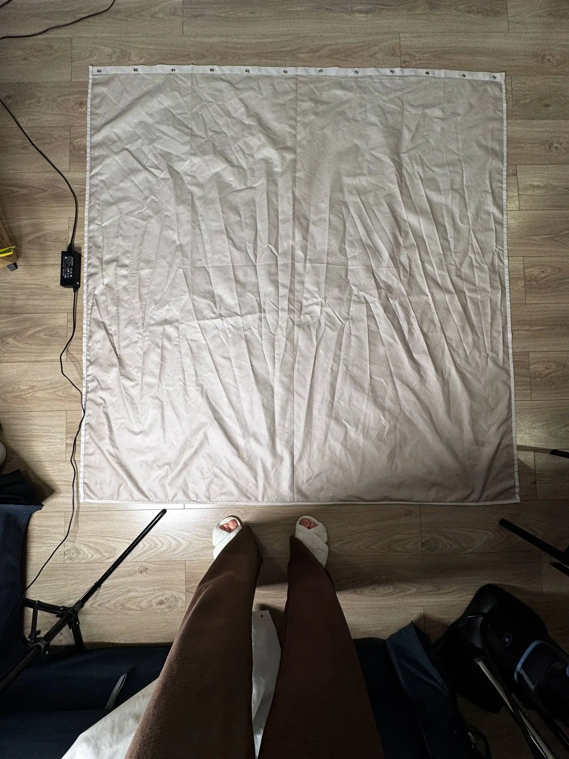 Шторки для ванны и телескопический карниз б/у - Текстиль для ванной (Для дома и дачи) в Люберцы