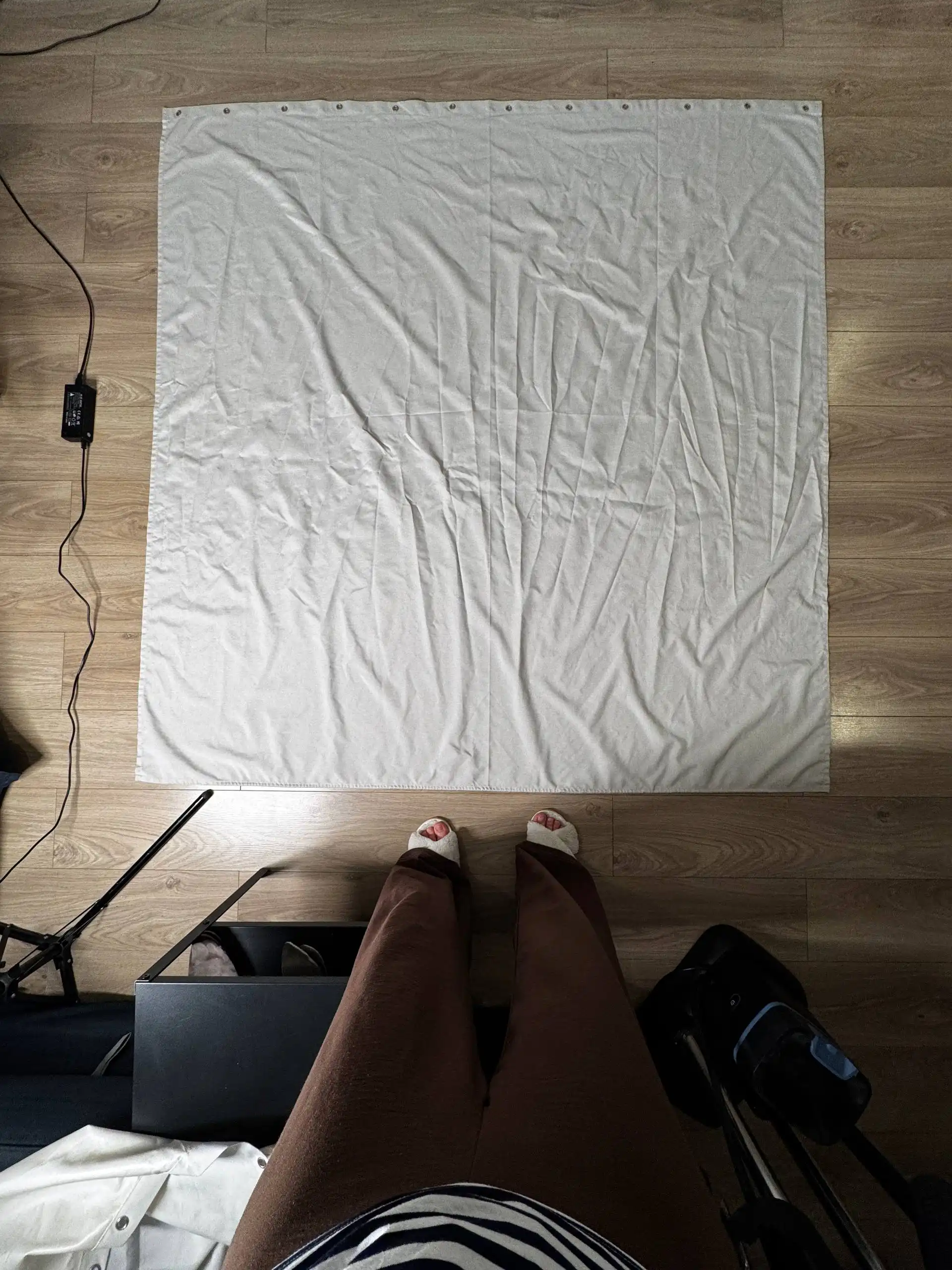 Шторки для ванны и телескопический карниз б/у - Текстиль для ванной (Для дома и дачи) в Люберцы