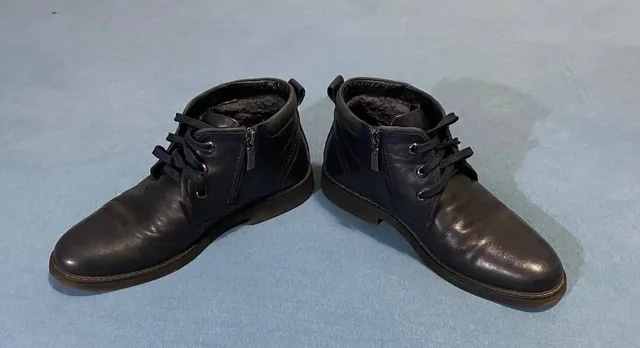 Мужские утепленные кожаные ботинки Marco Piero 40-41 размера - частное объявление в Люберцы