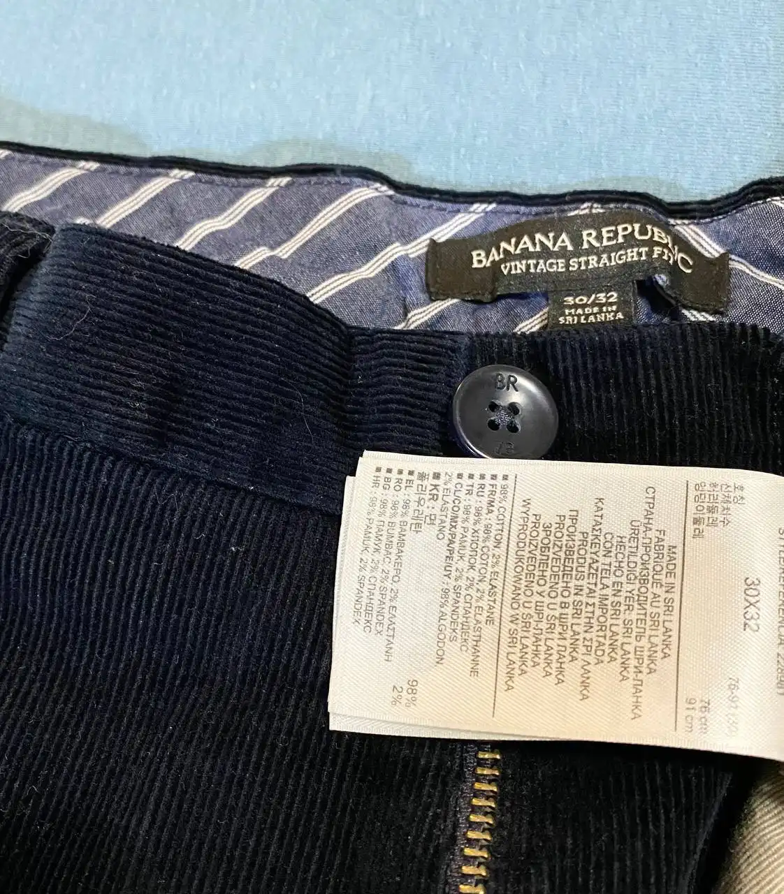 Продам оригинальные вельветовые брюки Banana Republic - Брюки (Одежда) в Люберцы