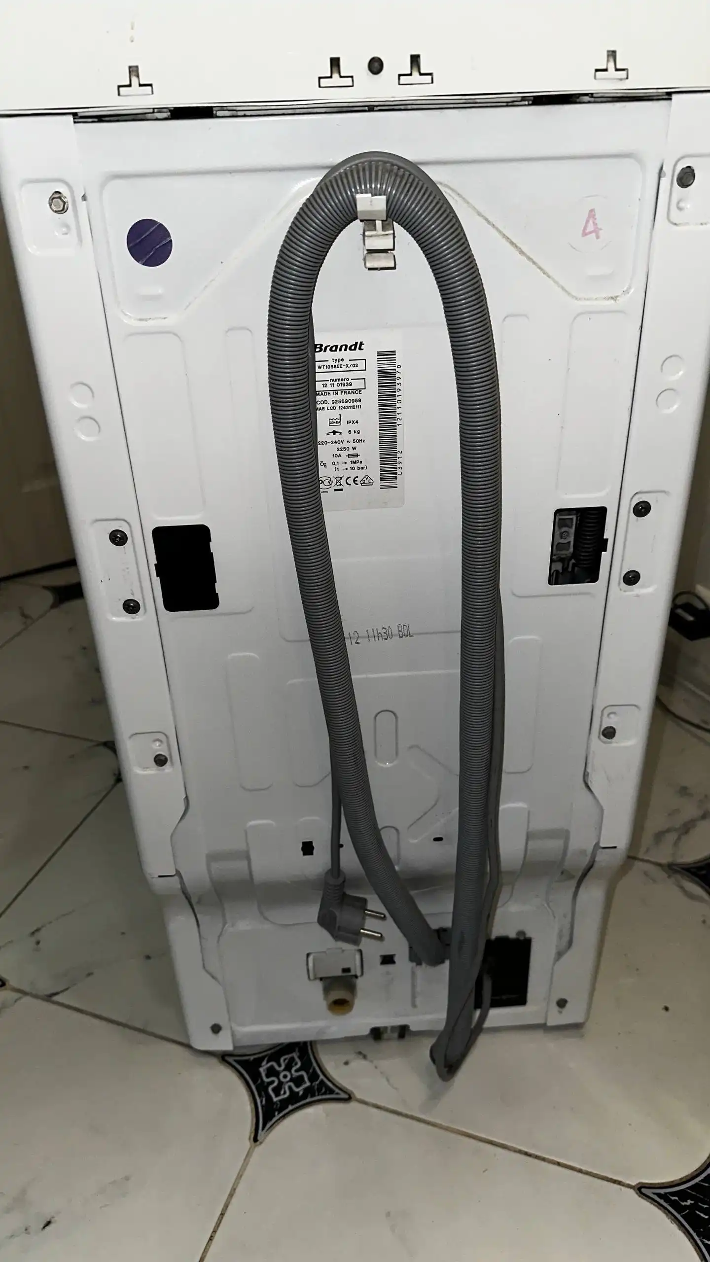 Стиральная машина Brandt WT10885E-X/02 - Бытовая техника (Барахолка) в Некрасовка