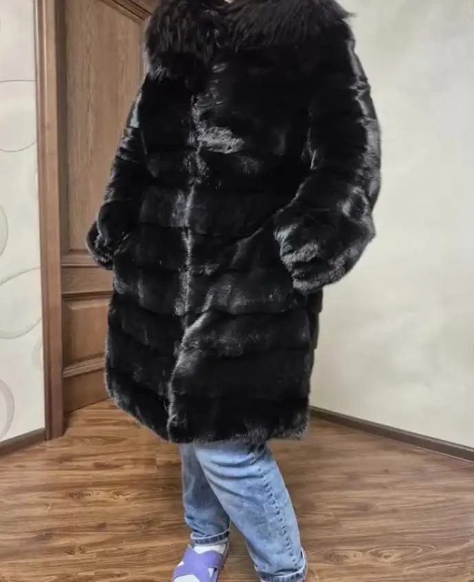 Шуба из канадской норки NAFA Mink - Верхняя одежда (Одежда) в Люберцы