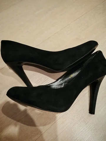 Туфли чёрные замшевые 36 размер - Обувь в Люберцы