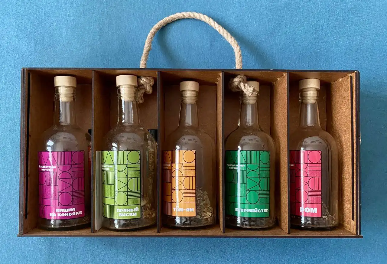 Набор для приготовления настоек в подарочной коробке - Наборы для приготовления напитков (Хобби и отдых) в Люберцы