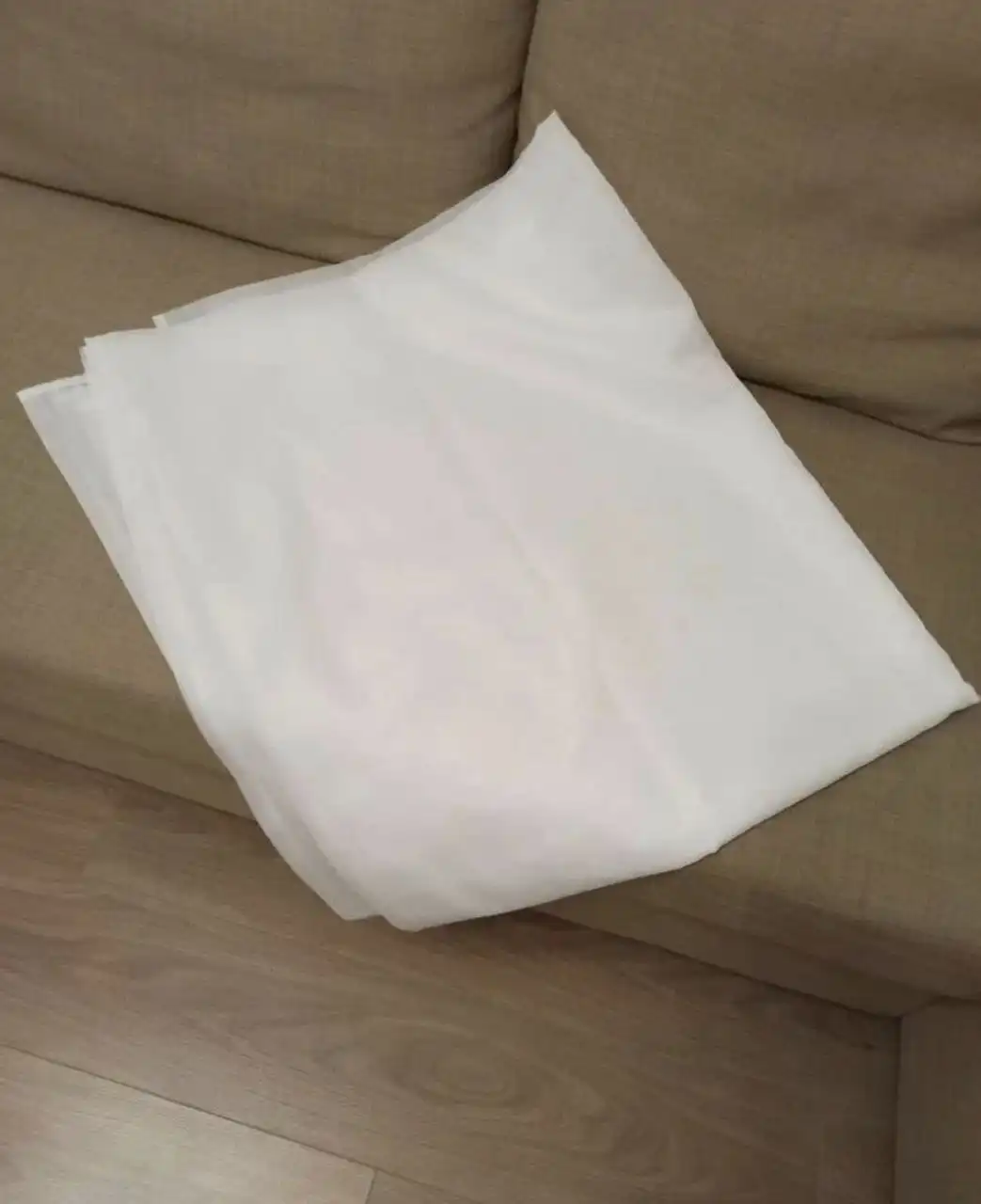 Новый тюль белый плотный 3×2,47 - Текстиль (Барахолка) в Люберцы