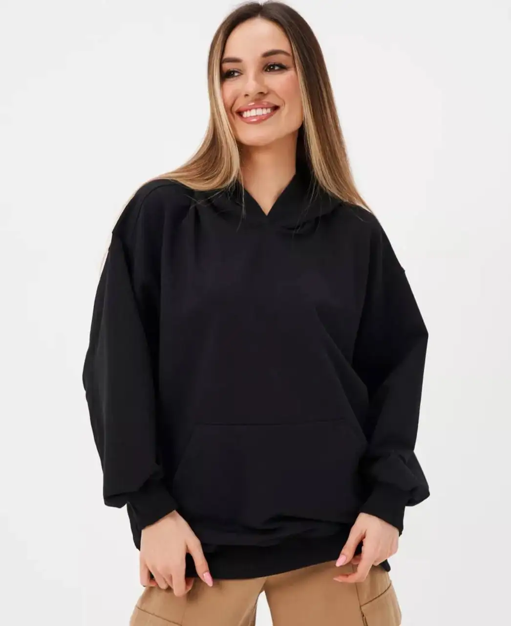 Худи оверсайз S-XL - Одежда в Люберцы