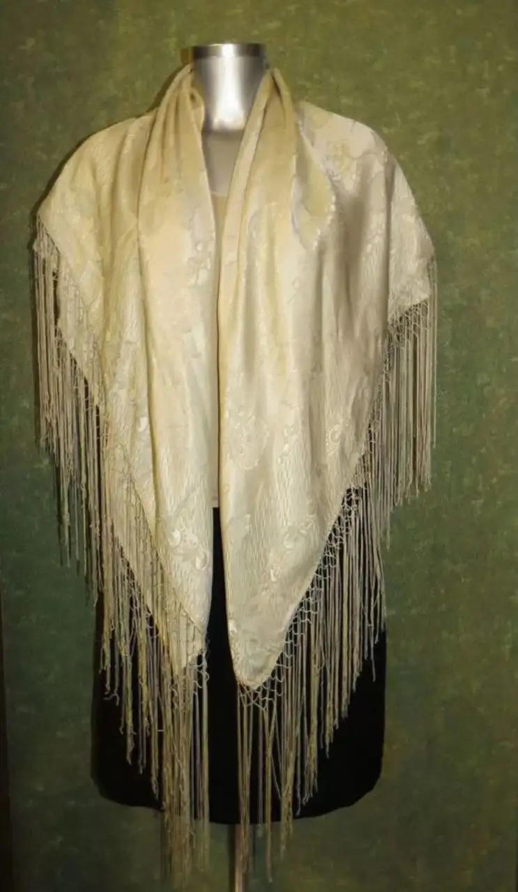 Шёлковая шаль из СССР - Аксессуары (Одежда) в Москва