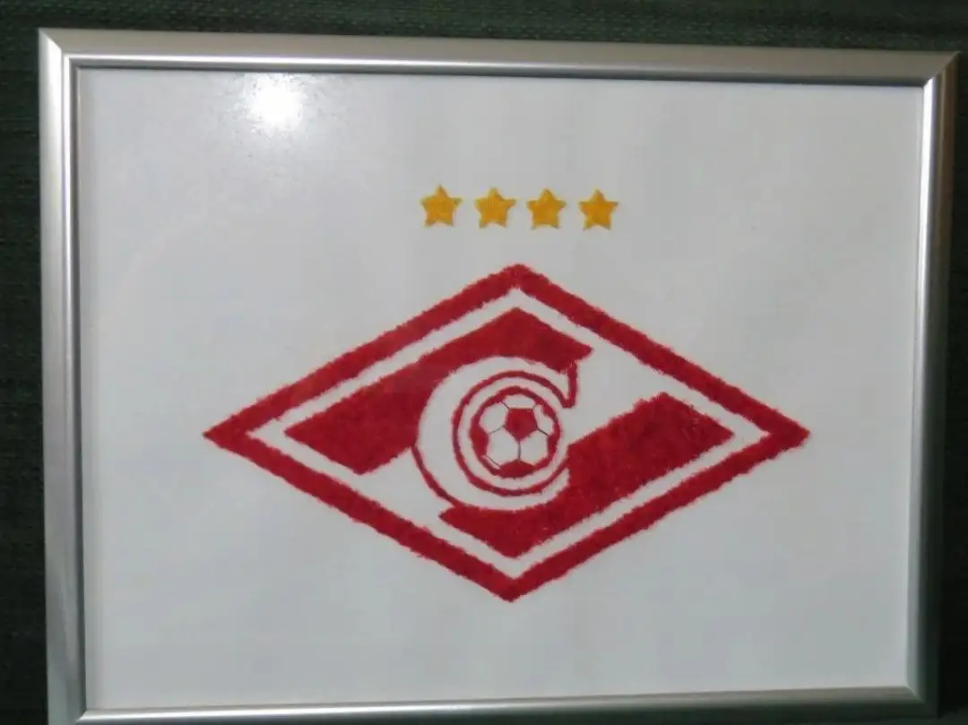 Картина Спартак, Динамо футбол, хоккей аппликация из ниток - Картины и рукоделие (Хобби и отдых) в Люберцы