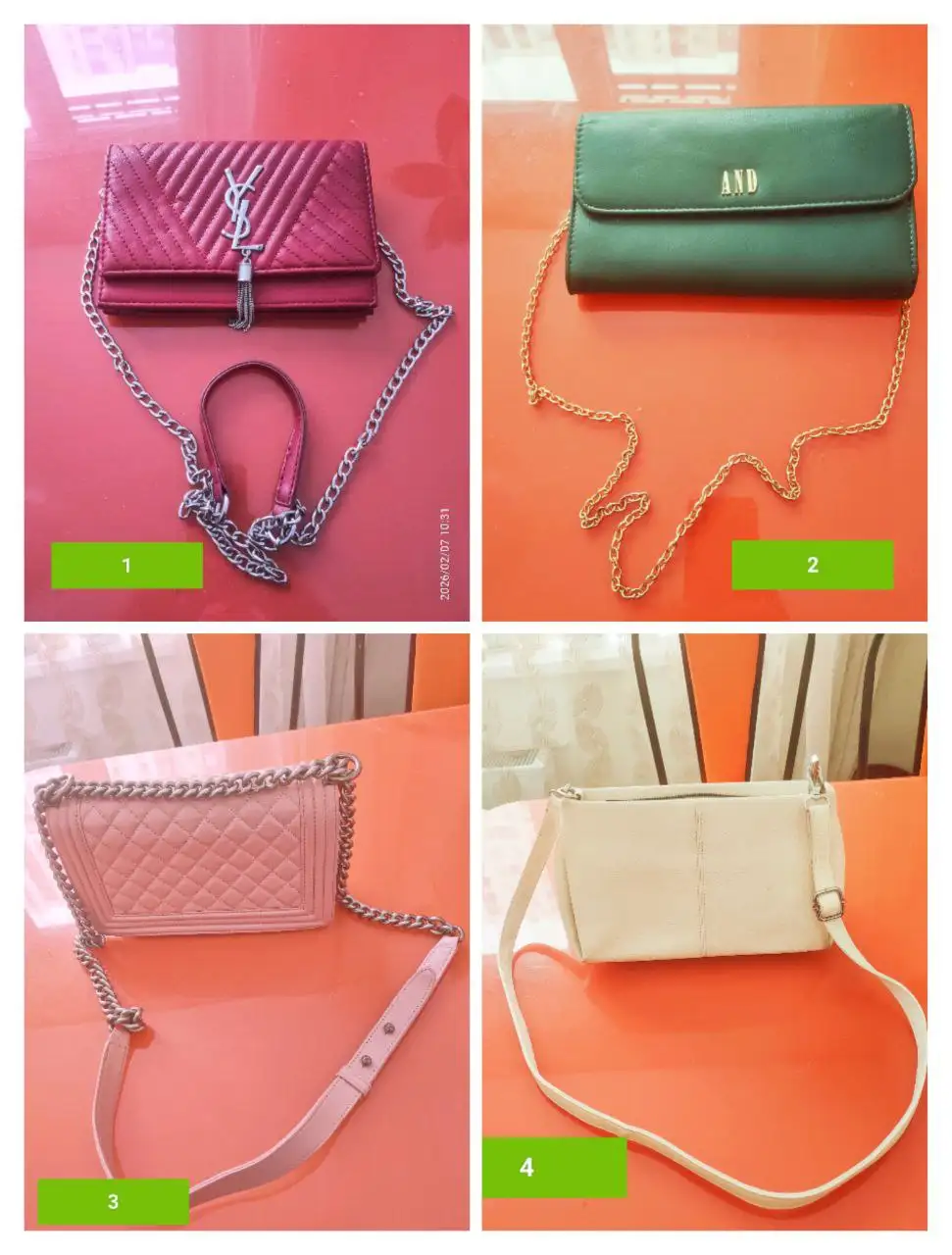 Женские сумки разных цветов и размеров в хорошем состоянии - Сумки (Барахолка) в Люберцы