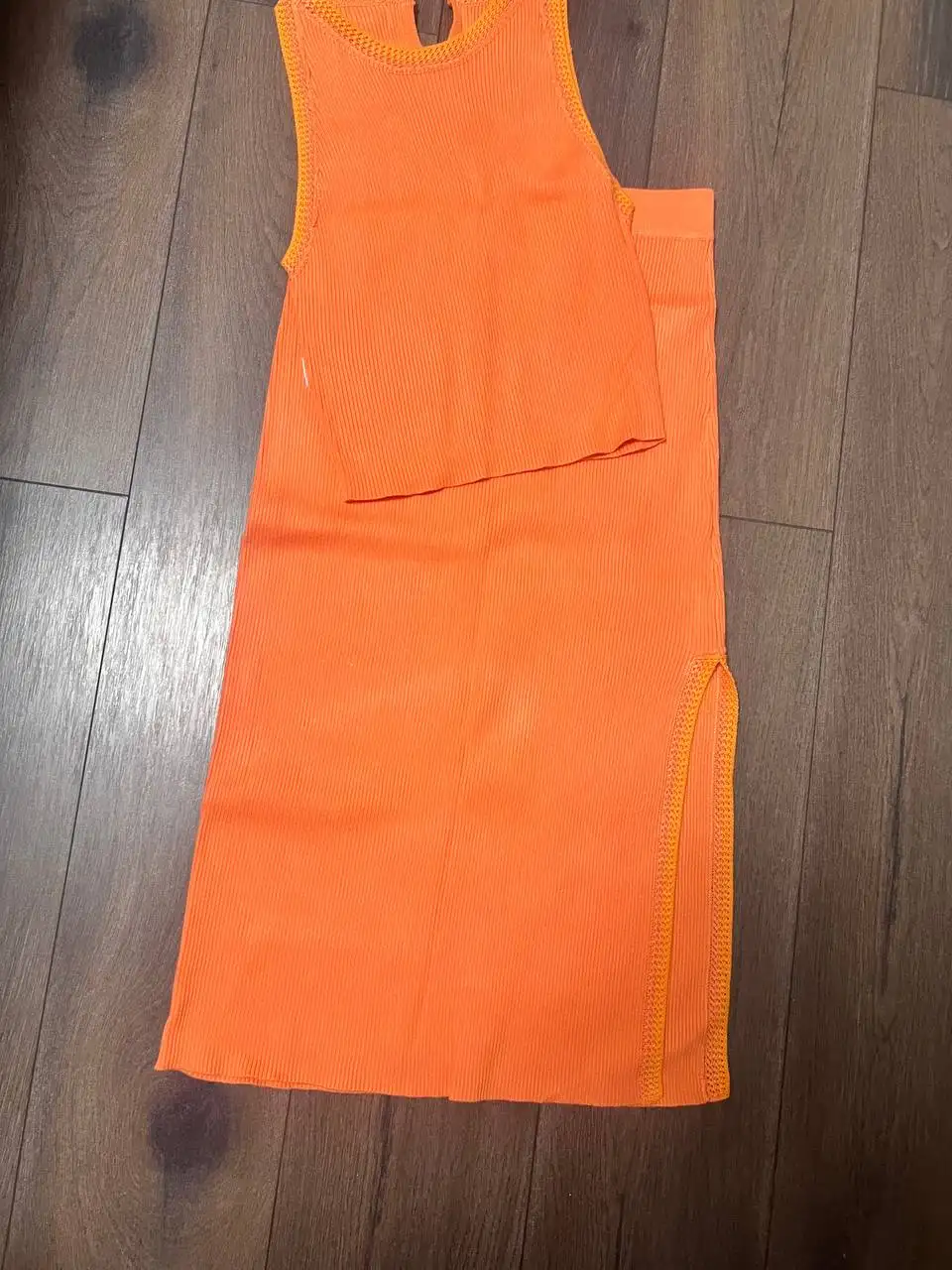 Юбка и топ в сочном оранжевом цвете - Женская одежда (Одежда) в Люберцы