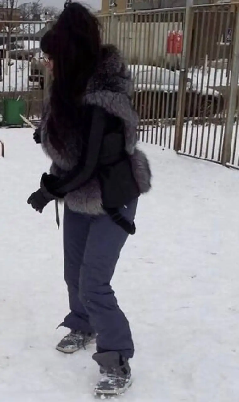 Безрукавка чернобурка с капюшоном - Верхняя одежда (Одежда) в Люберцы