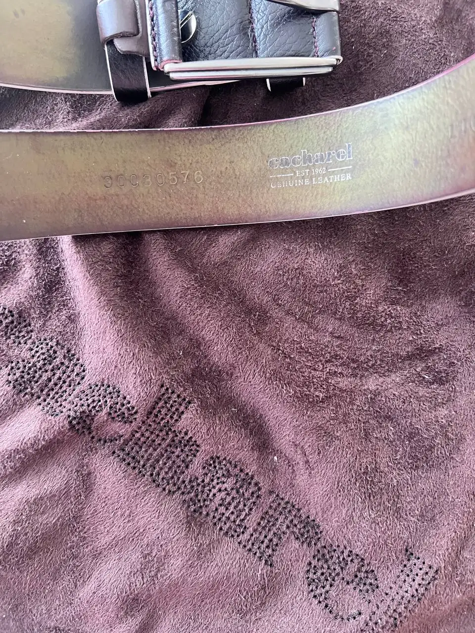 Мужской кожаный ремень Cacharel - Аксессуары (Одежда) в Некрасовка