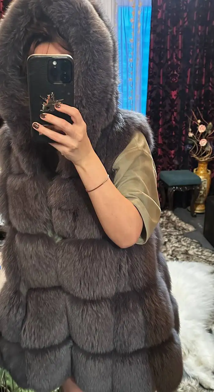 Безрукавка из песца - Верхняя одежда (Одежда) в Люберцы