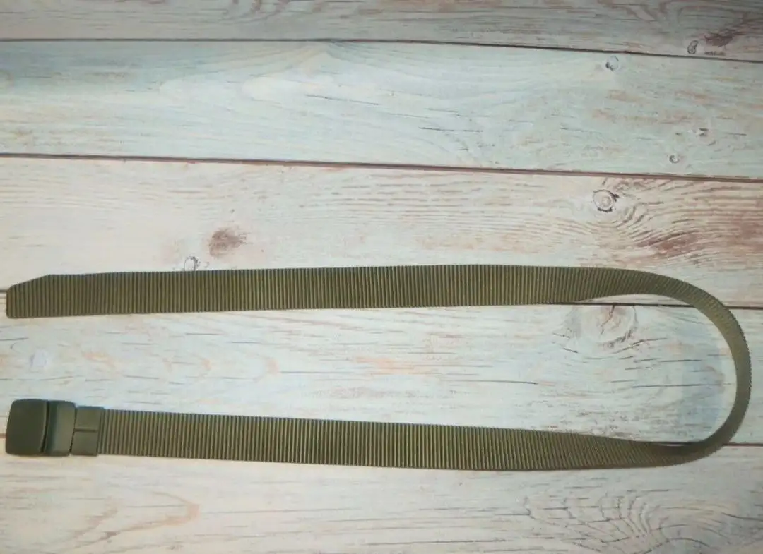 Ремни брючные Сплав с пластиковой пряжкой и металлической, цвет оливковый - Аксессуары (Одежда) в Москва