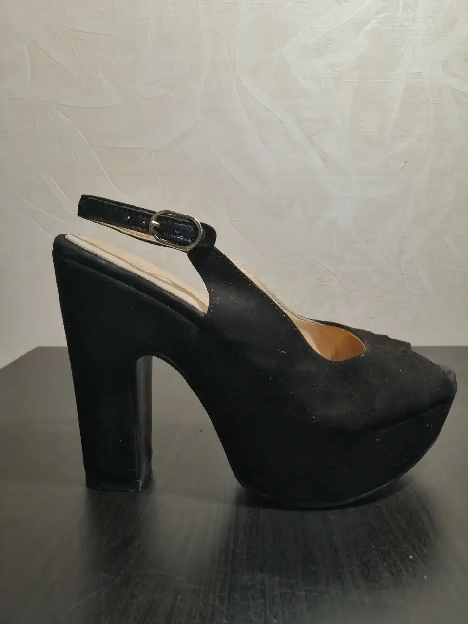 Босоножки черные Манго замша 36 размер - Обувь (Одежда) в Люберцы