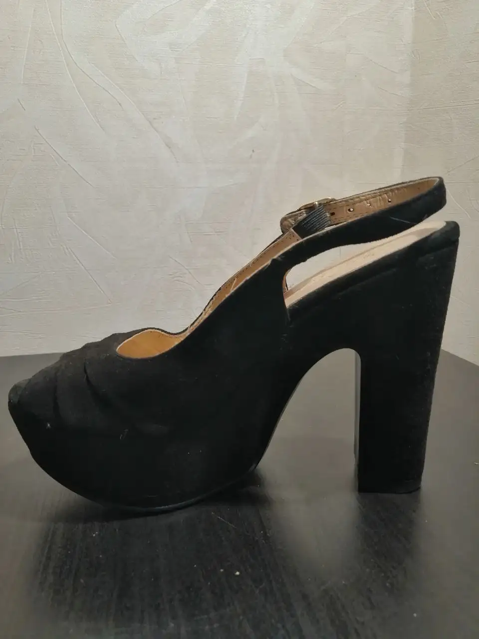 Босоножки черные Манго замша 36 размер - Обувь (Одежда) в Люберцы