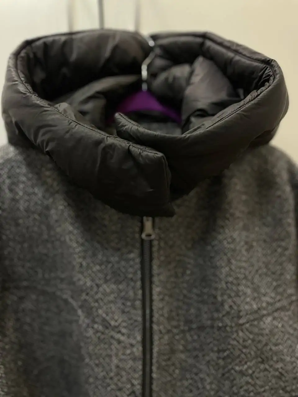 Полупальто новое теплое шерстяное с капюшоном - Верхняя одежда (Одежда) в Некрасовка