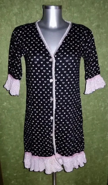 Женский халат на пуговицах с розовыми рюшами в горошек, размер 44 - Женская одежда в Люберцы