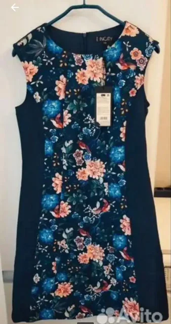 Продается новое платье темно-синего цвета размер 44 - Джинсы и брюки в Люберцы