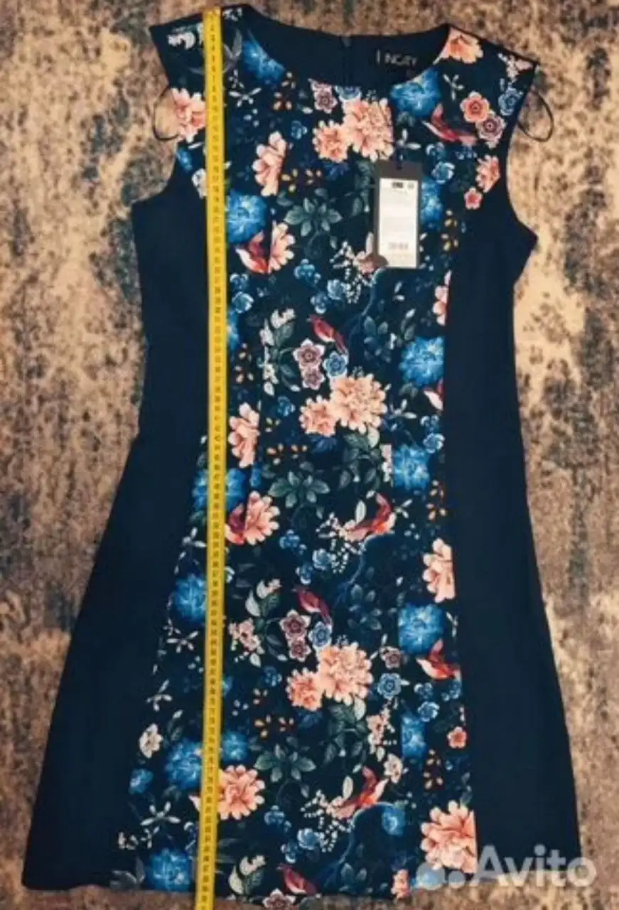 Продается новое платье темно-синего цвета размер 44 - Женская одежда (Одежда) в Люберцы