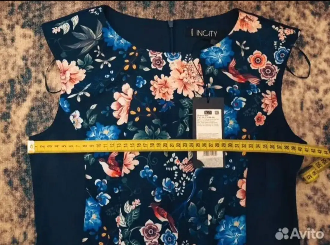 Продается новое платье темно-синего цвета размер 44 - Женская одежда (Одежда) в Люберцы