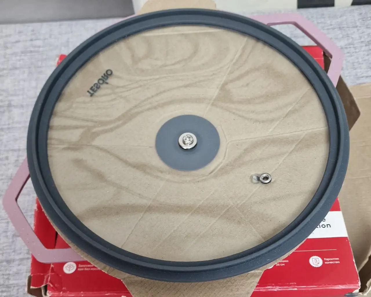 Жаровня Tesoro с антипригарным покрытием и крышкой - Посуда (Барахолка) в Люберцы