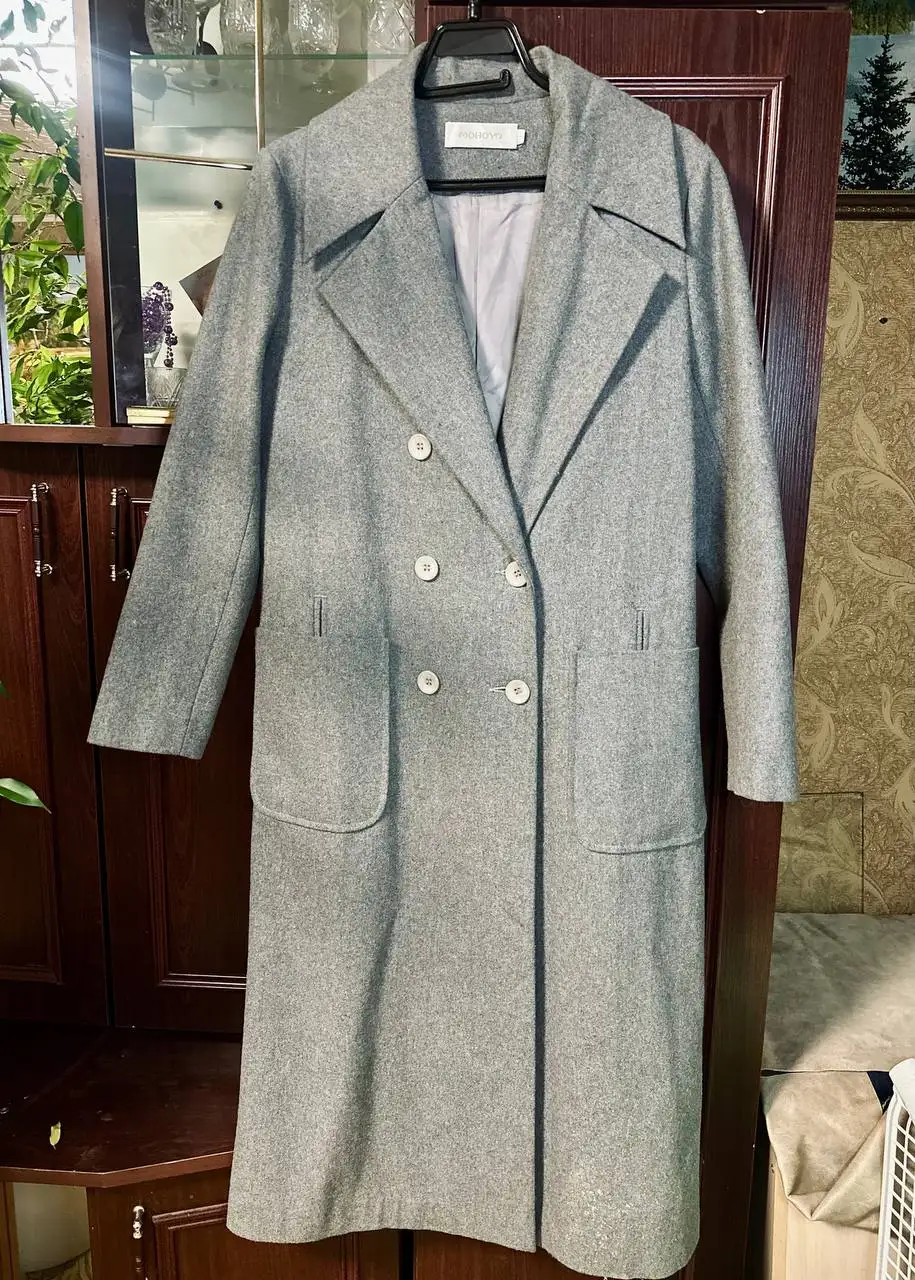 Женское классическое пальто прямого кроя - Верхняя одежда (Одежда) в Люберцы
