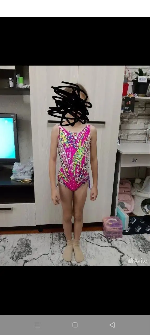 Купальник для художественной гимнастики на худенькую девочку - Спортивная одежда (Барахолка) в Люберцы