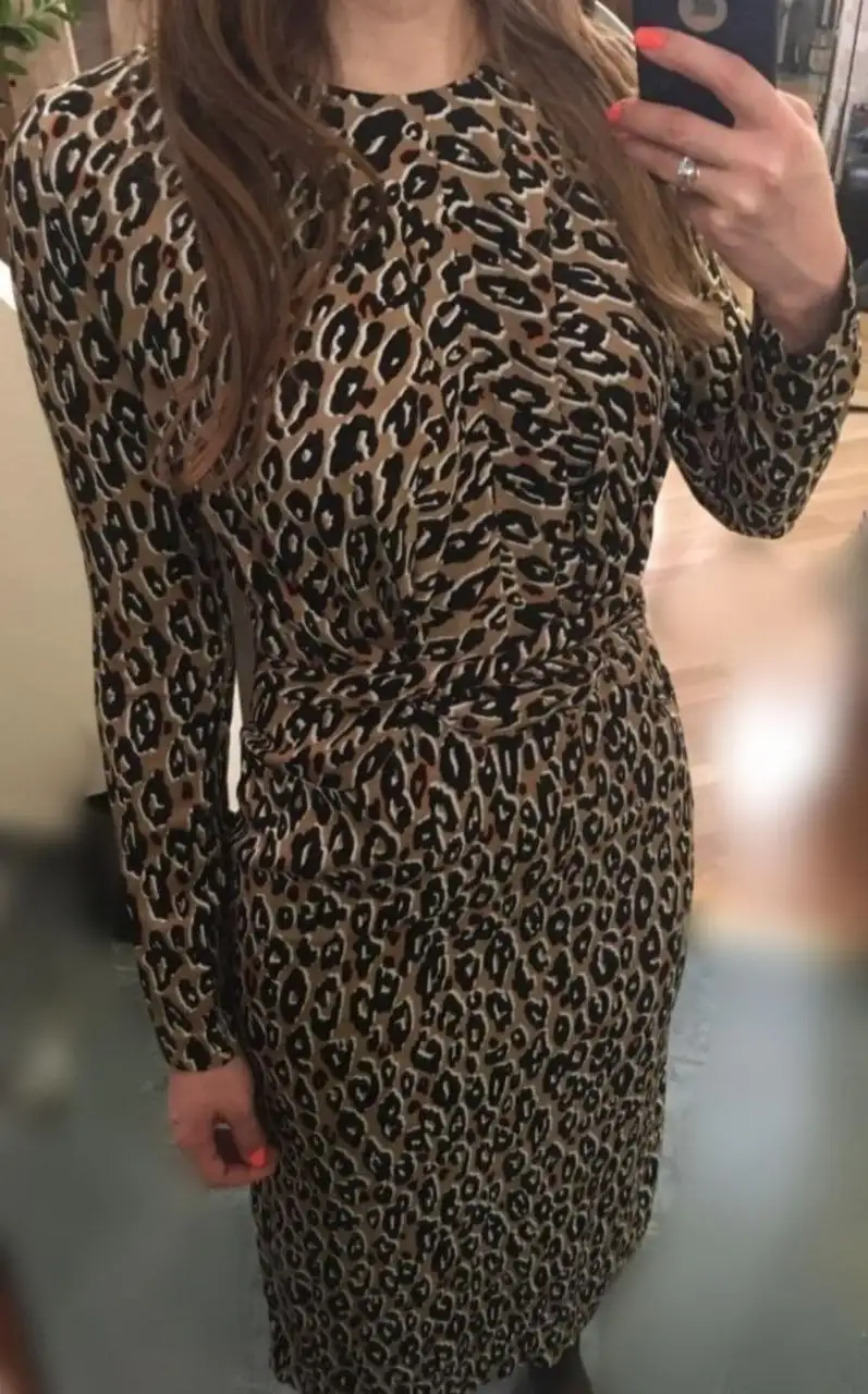 Платье белорусского бренда MUA леопардового принта - Женская одежда (Одежда) в Люберцы