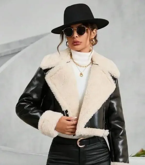 Дубленка укороченная размер М - Брюки/Джинсы в Люберцы