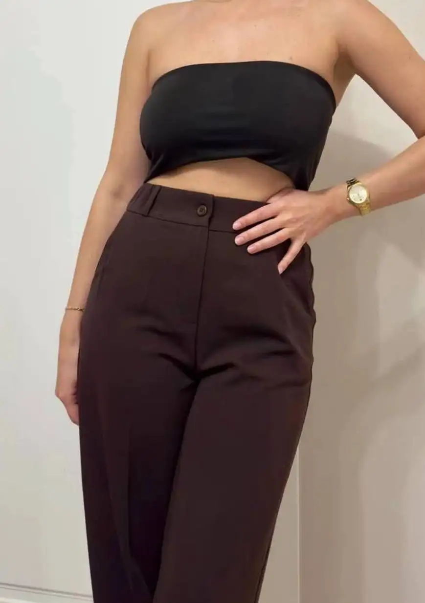 Брюки женские новые шоколадного цвета 50 размер - Брюки (Одежда) в Люберцы