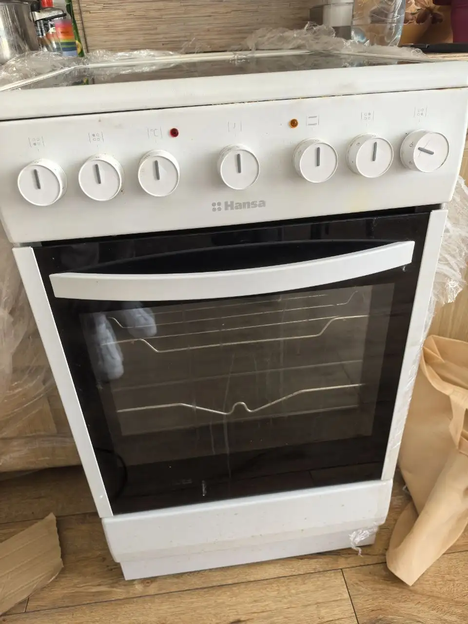Плита электрическая стеклокерамика Hansa б/у - Кухонная техника (Барахолка) в Люберцы