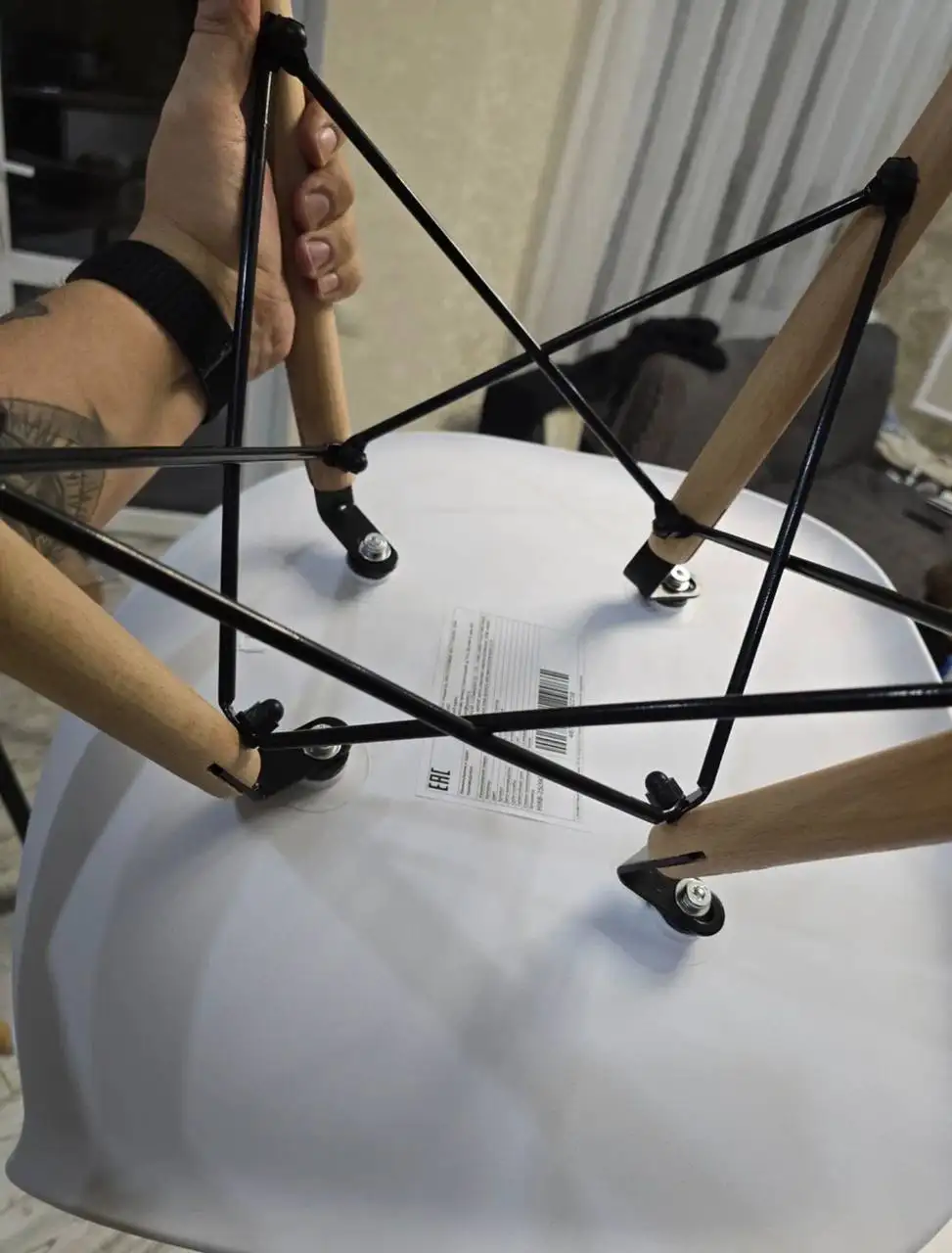 Стулья Fourant лофтовые деревянные комплект 4 шт - Мебель (Для дома и дачи) в Люберцы