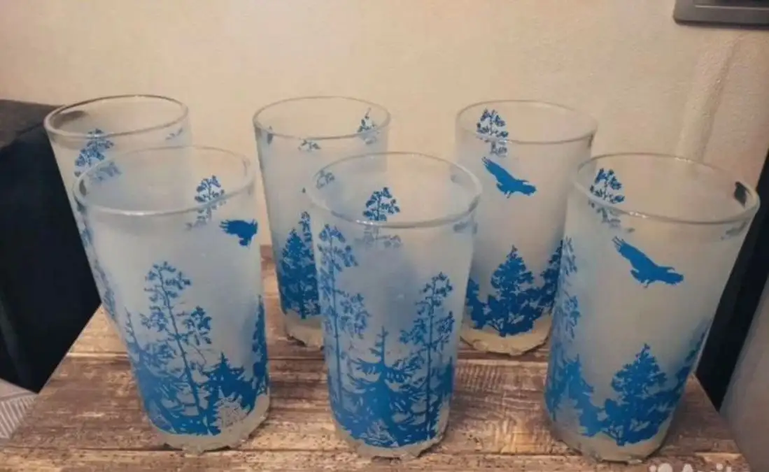 Стаканы из толстого стекла, 6 шт - Посуда (Барахолка) в Люберцы