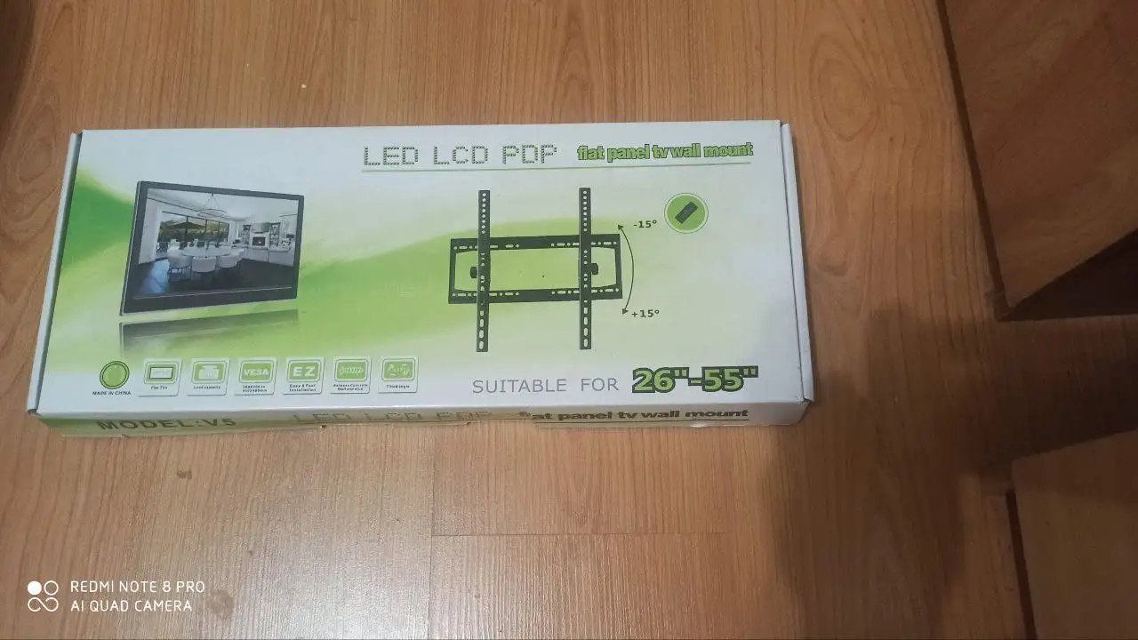 Кронштейн для ТВ новый наклонный с уровнем - Барахолка в Люберцы