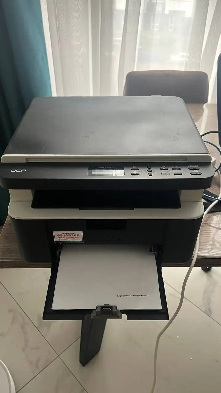 МФУ Лазерное Brother DCP-1618W с картриджем - Оргтехника (Электроника) в Люберцы