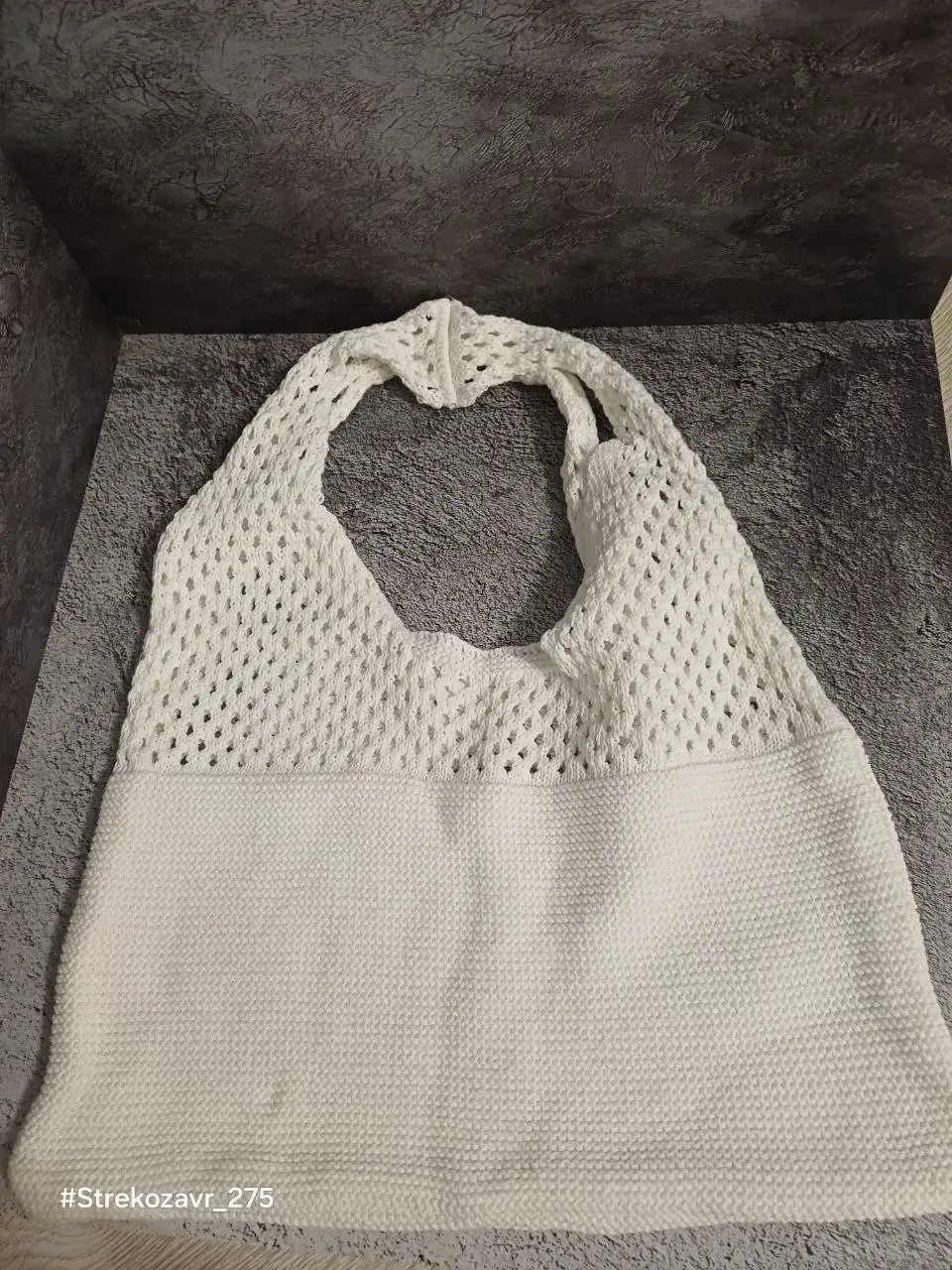 Продам новую вязаную сумку-авоську белого цвета - Сумки (Барахолка) в Люберцы