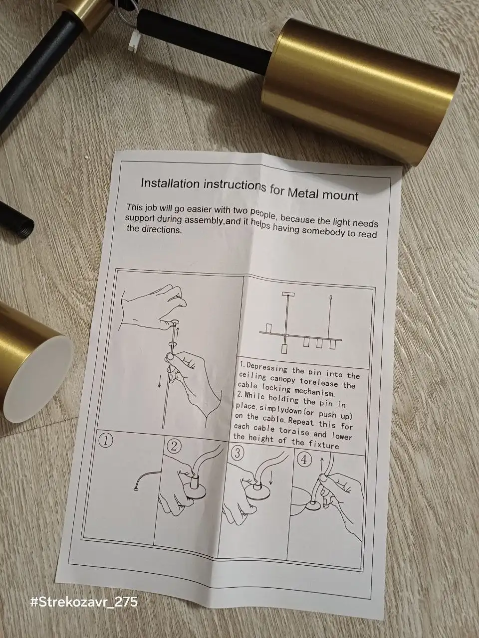 Продам подвесную светодиодную люстру на штанге на 5 плафонов - Освещение (Для дома и дачи) в Люберцы