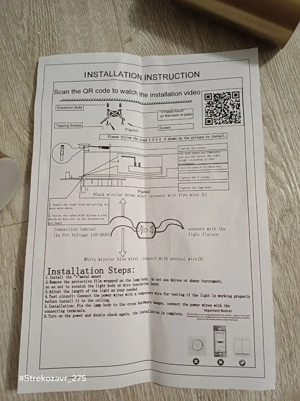 Продам подвесную светодиодную люстру на штанге на 5 плафонов - Освещение (Для дома и дачи) в Люберцы