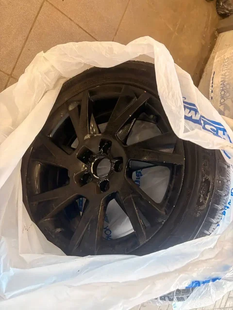 Диски 5х112 оригинал Ауди с резиной 225/50/R17 - Диски и шины в Люберцы