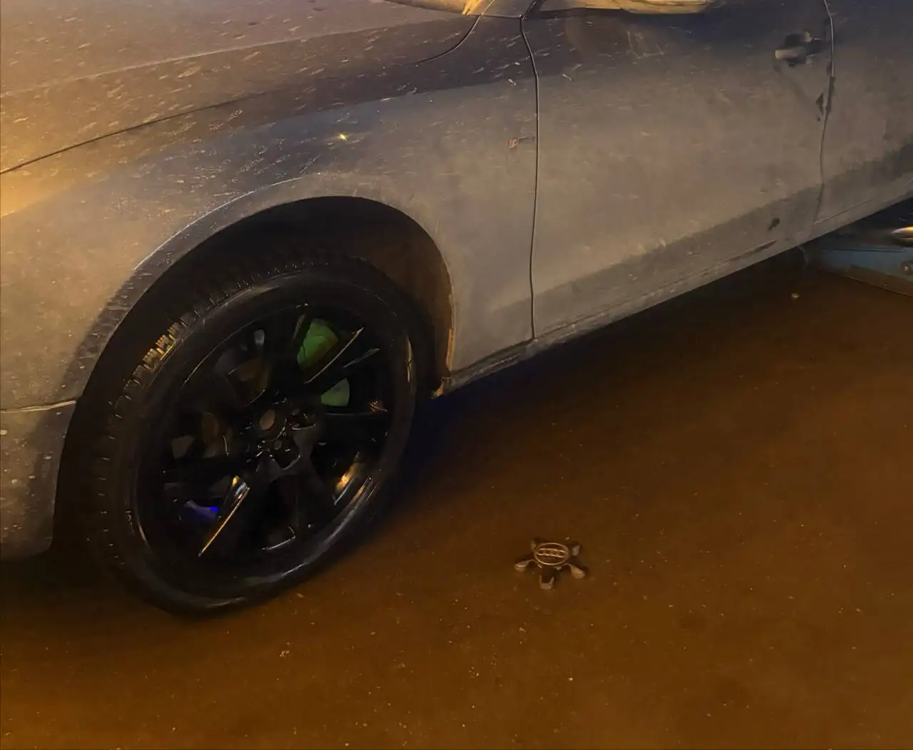 Диски 5х112 оригинал Ауди с резиной 225/50/R17 - Диски и шины (Запчасти) в Люберцы