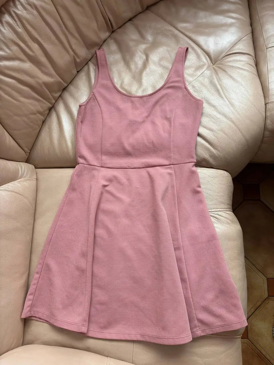 Летнее платье-сарафан нежно-розового цвета, размер 42 - Женская одежда (Одежда) в Люберцы