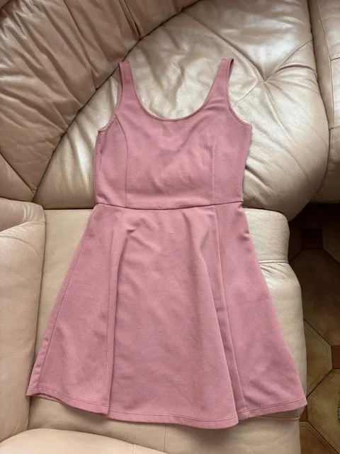 Летнее платье-сарафан нежно-розового цвета, размер 42 - Женская одежда в Люберцы