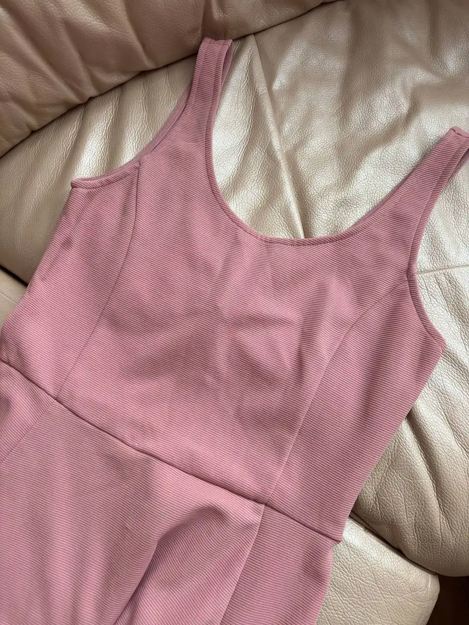 Летнее платье-сарафан нежно-розового цвета, размер 42 - Женская одежда (Одежда) в Люберцы