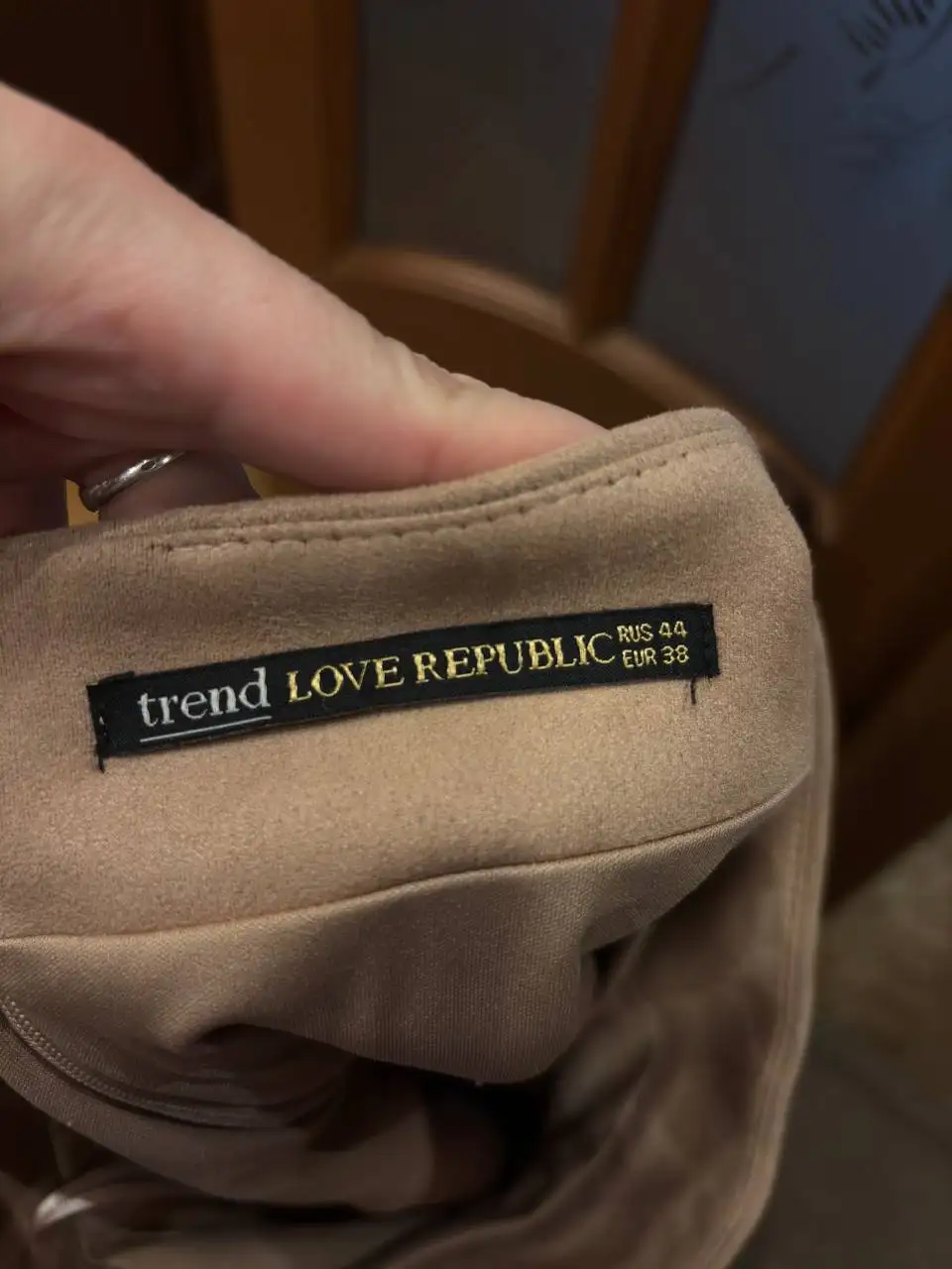 Короткая юбка LOVE REPUBLIC из экозамши - Женская одежда (Одежда) в Некрасовка, Люберцы