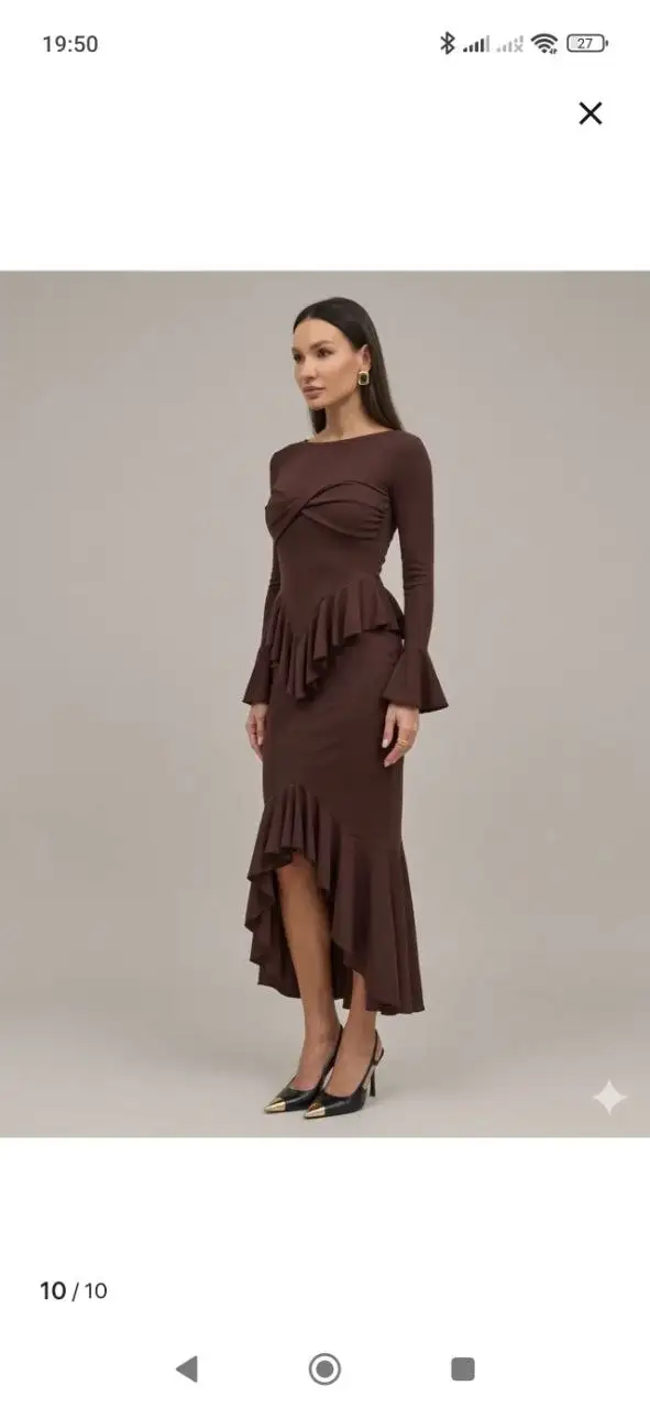 Платья коричневое и черное новые - Платья (Одежда) в Некрасовка
